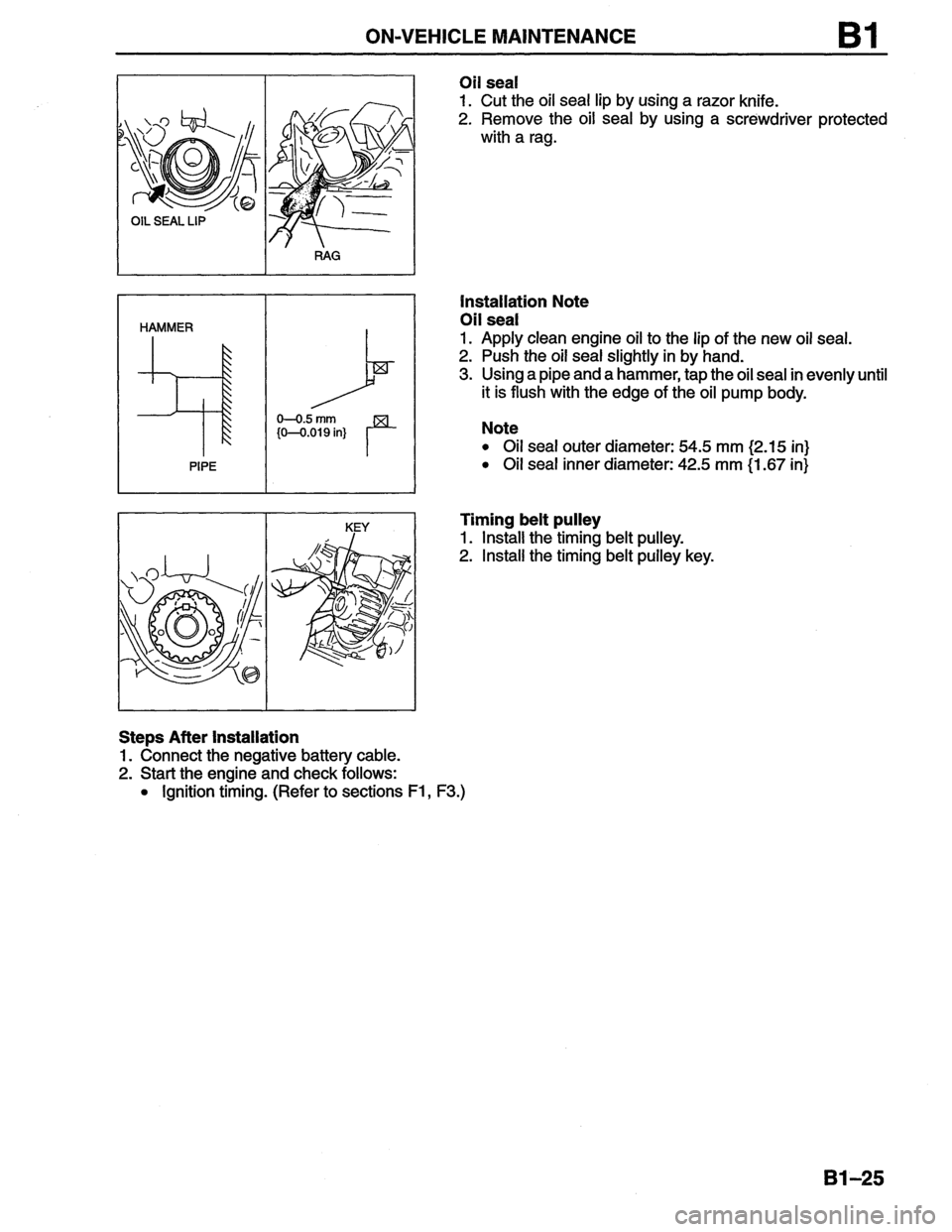MAZDA MX-6 1996  Workshop Manual 