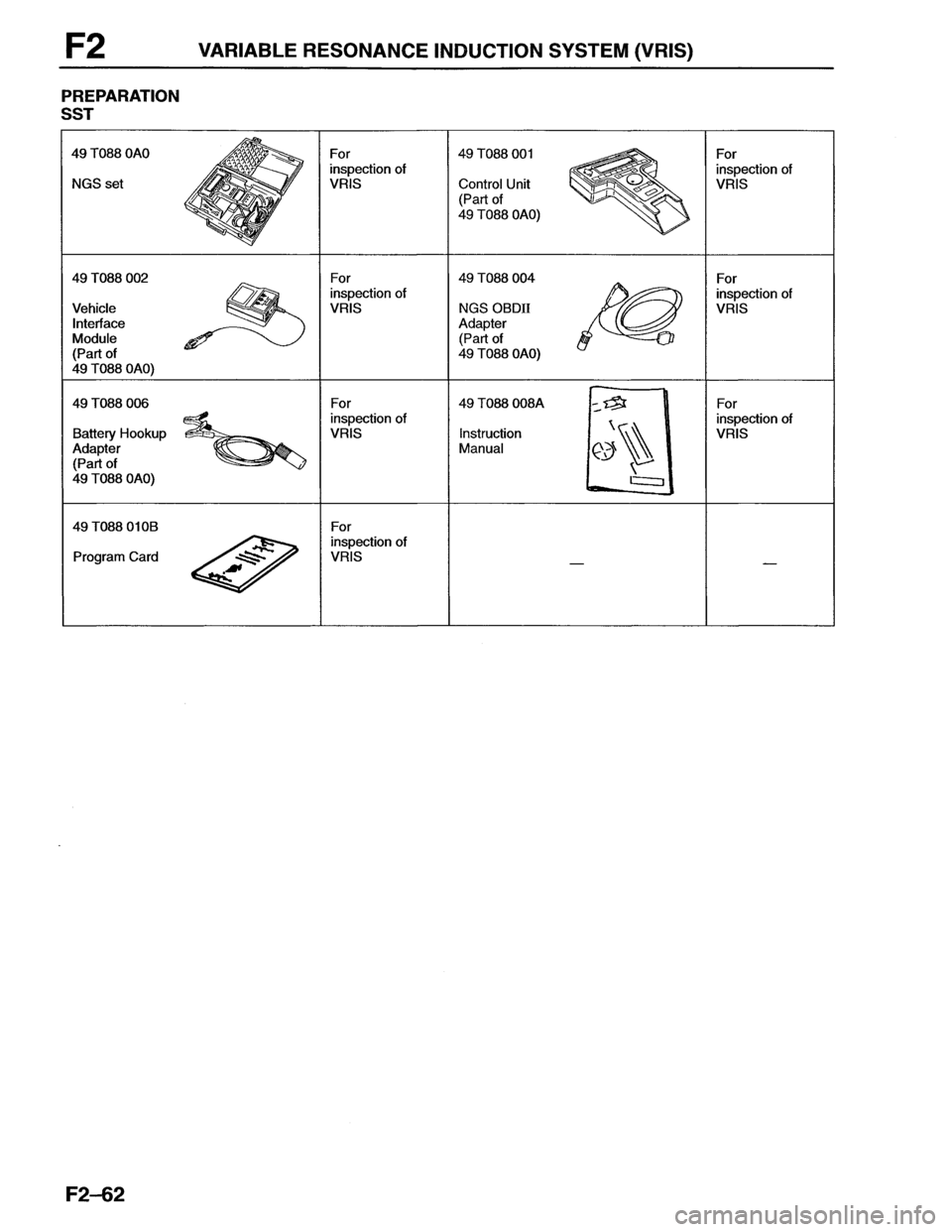 MAZDA MX-6 1996  Workshop Manual 