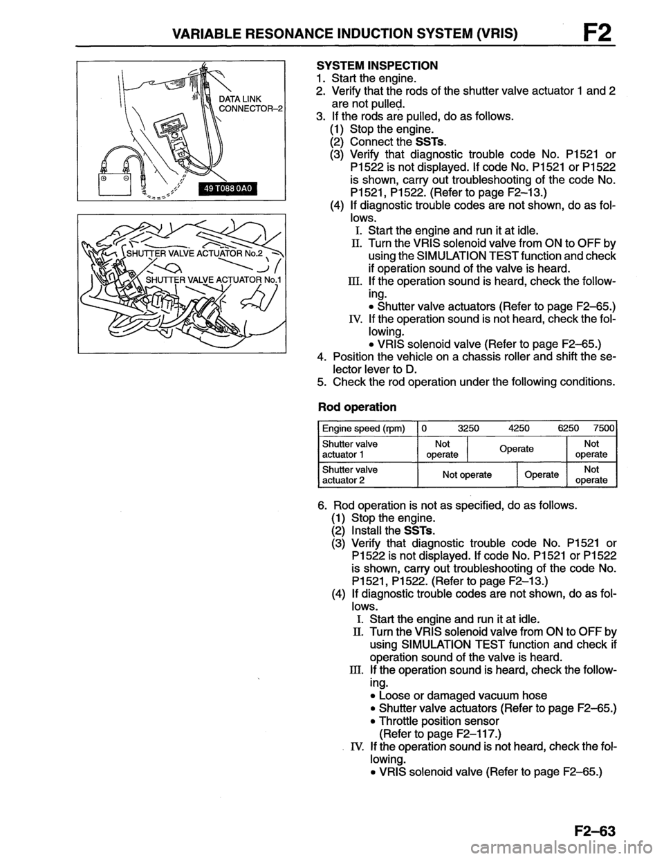MAZDA MX-6 1996  Workshop Manual 