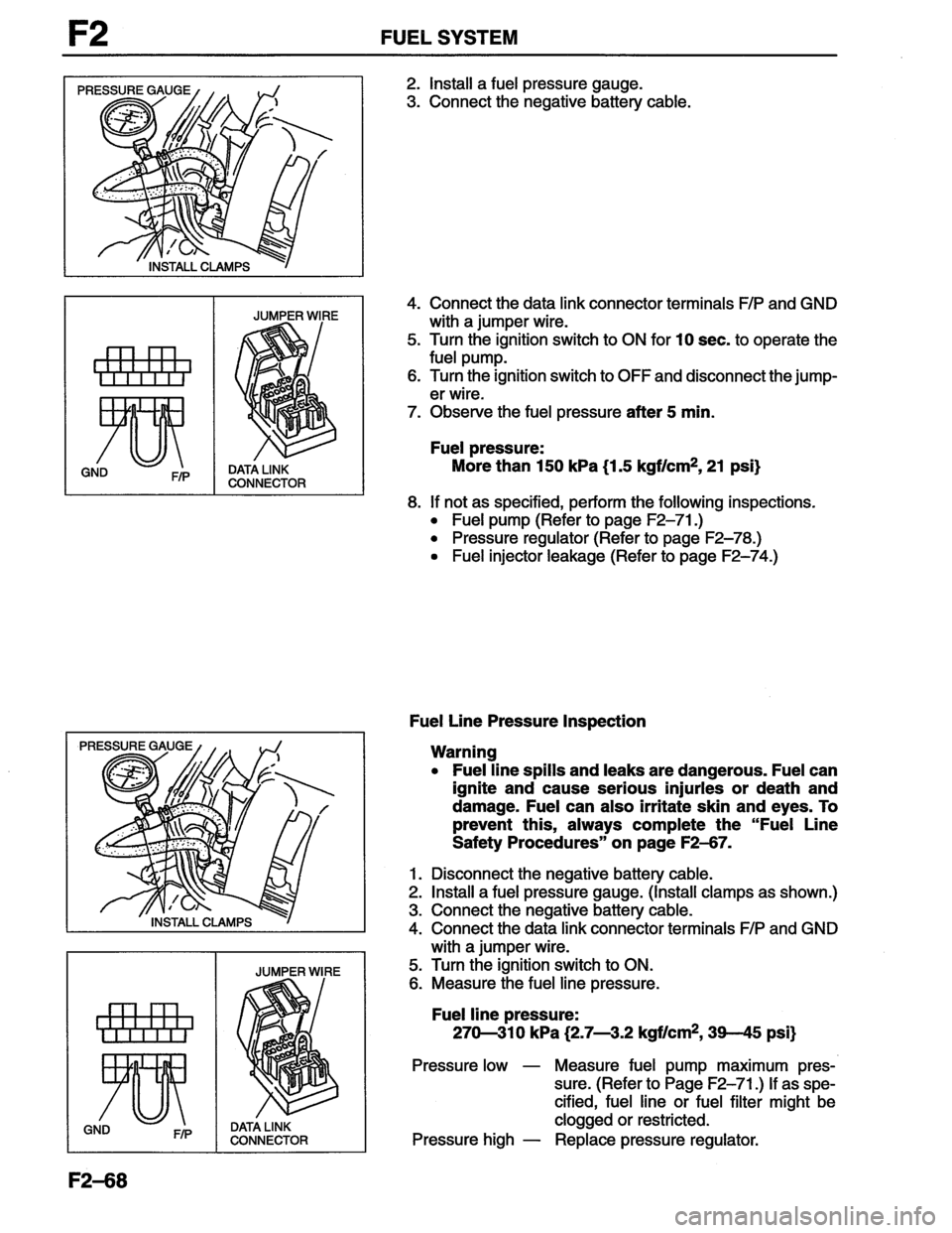 MAZDA MX-6 1996  Workshop Manual 
