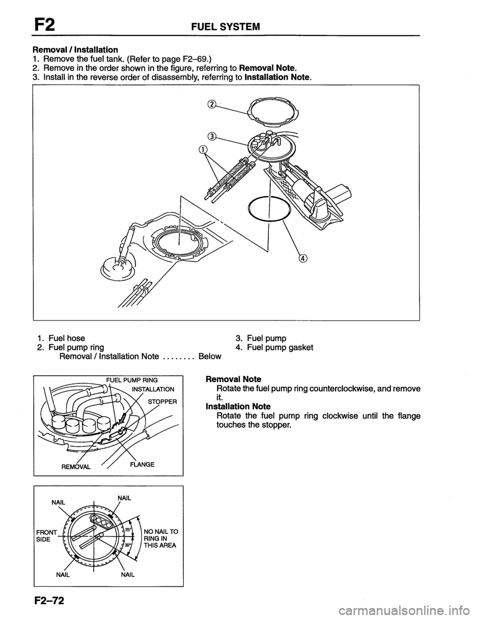 MAZDA MX-6 1996  Workshop Manual 