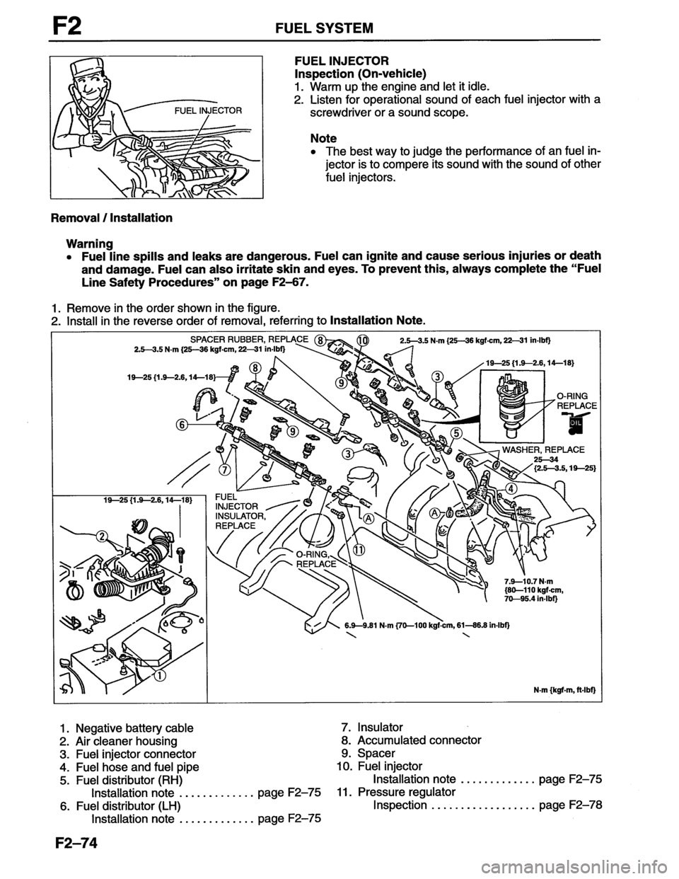 MAZDA MX-6 1996  Workshop Manual 
