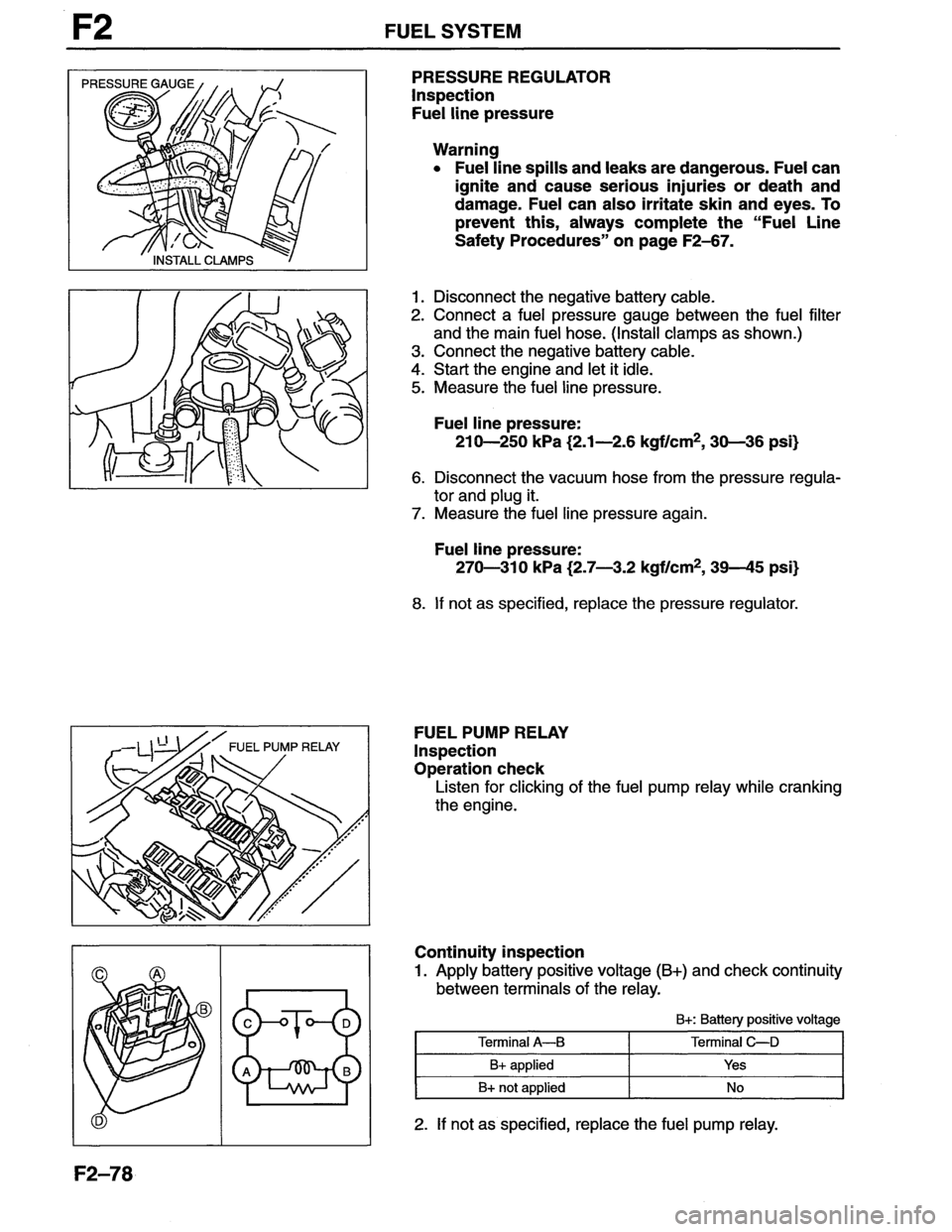 MAZDA MX-6 1996  Workshop Manual 