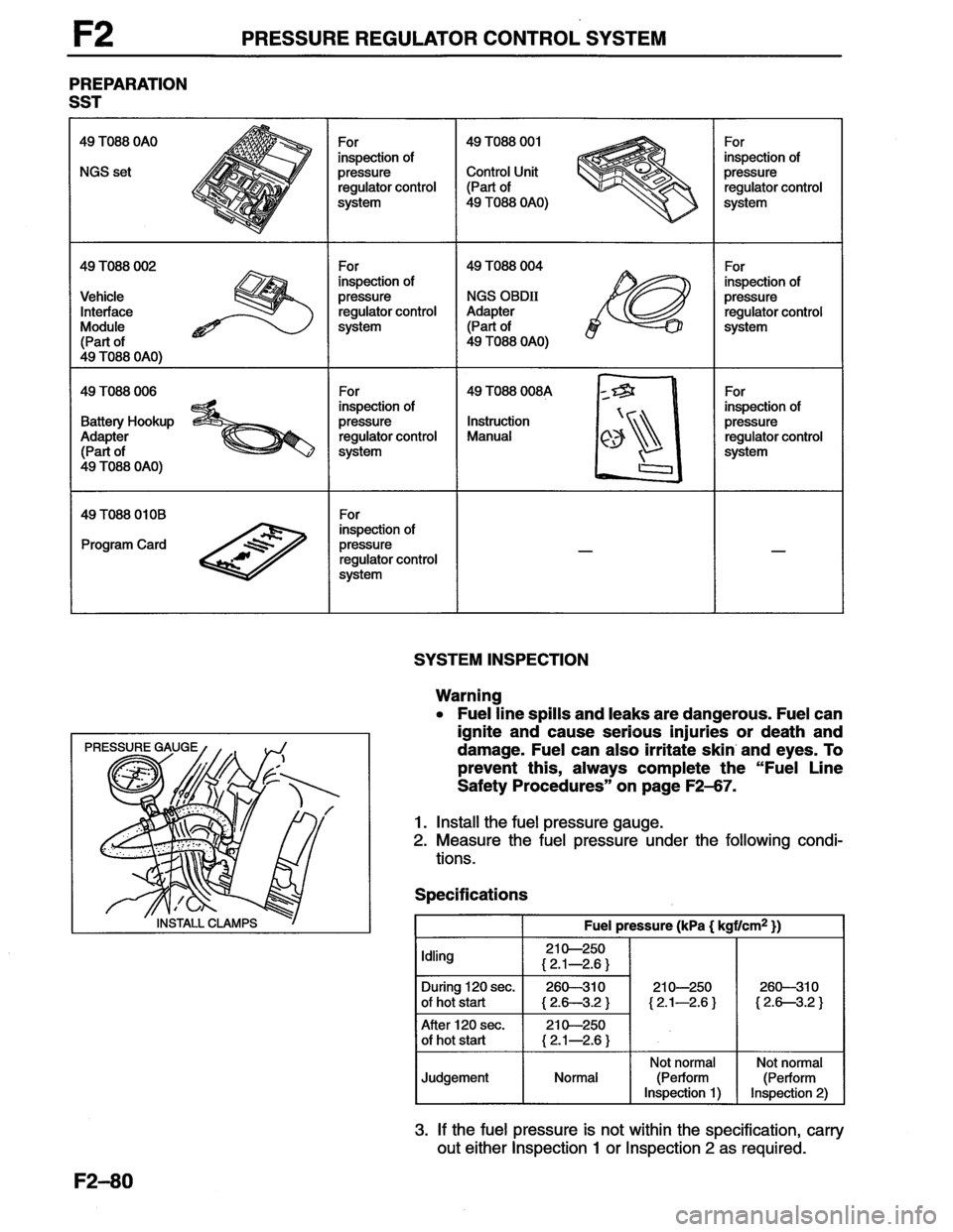MAZDA MX-6 1996  Workshop Manual 