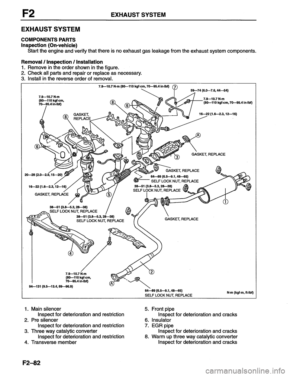 MAZDA MX-6 1996  Workshop Manual 
