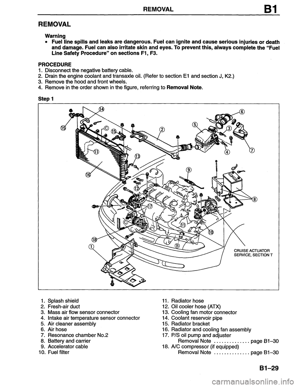 MAZDA MX-6 1996  Workshop Manual 