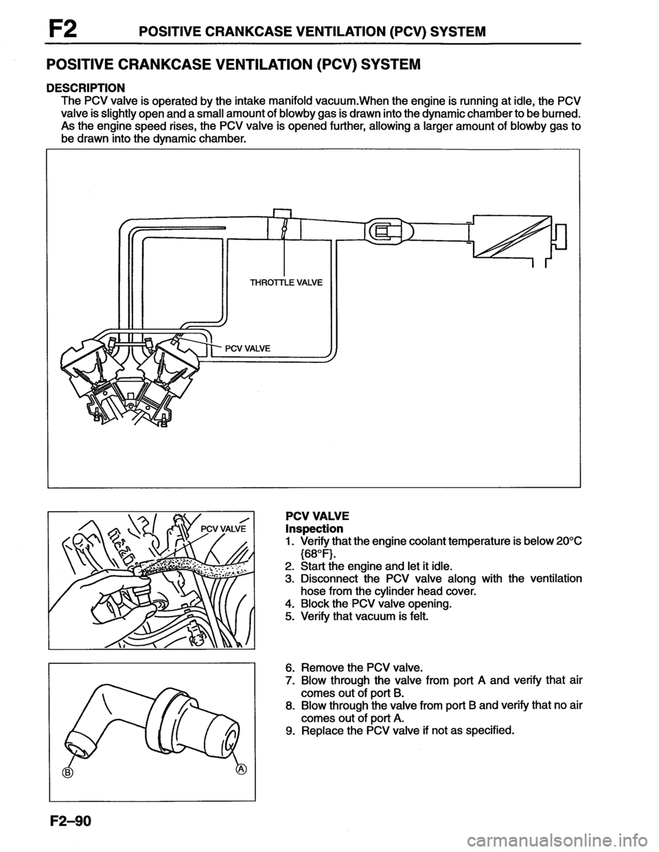 MAZDA MX-6 1996  Workshop Manual 