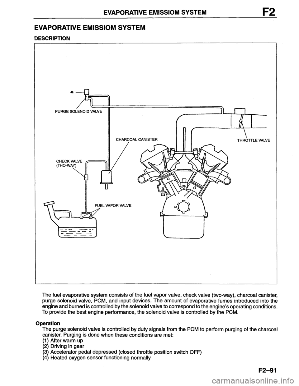 MAZDA MX-6 1996  Workshop Manual 