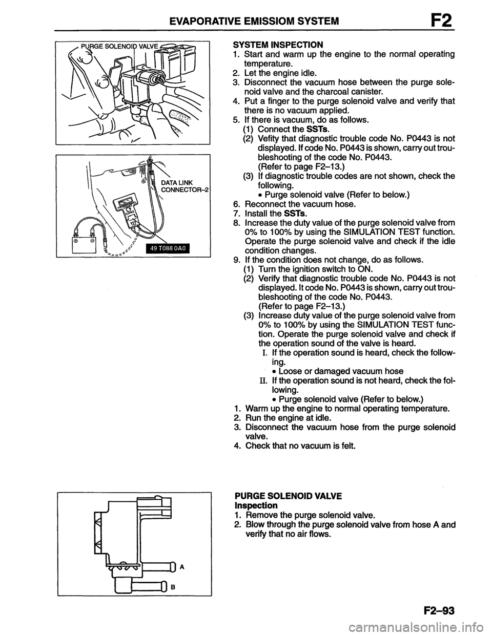 MAZDA MX-6 1996  Workshop Manual 