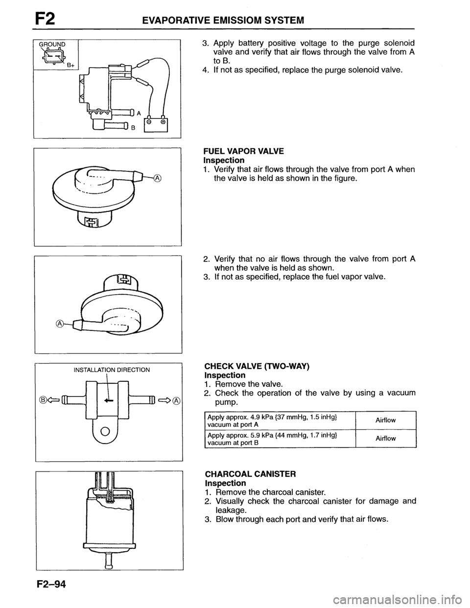 MAZDA MX-6 1996  Workshop Manual 