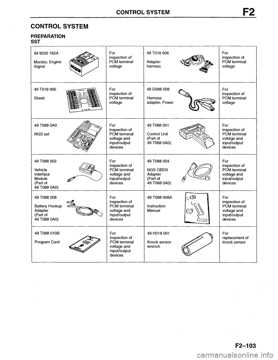 MAZDA MX-6 1996  Workshop Manual 