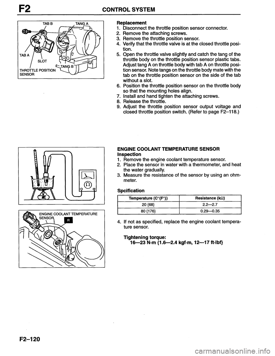 MAZDA MX-6 1996  Workshop Manual 