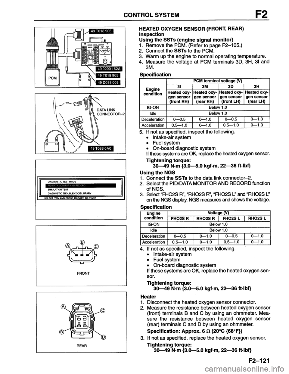 MAZDA MX-6 1996  Workshop Manual 