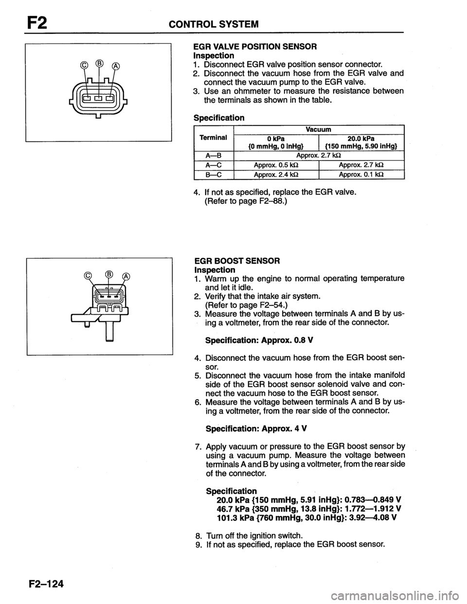 MAZDA MX-6 1996  Workshop Manual 