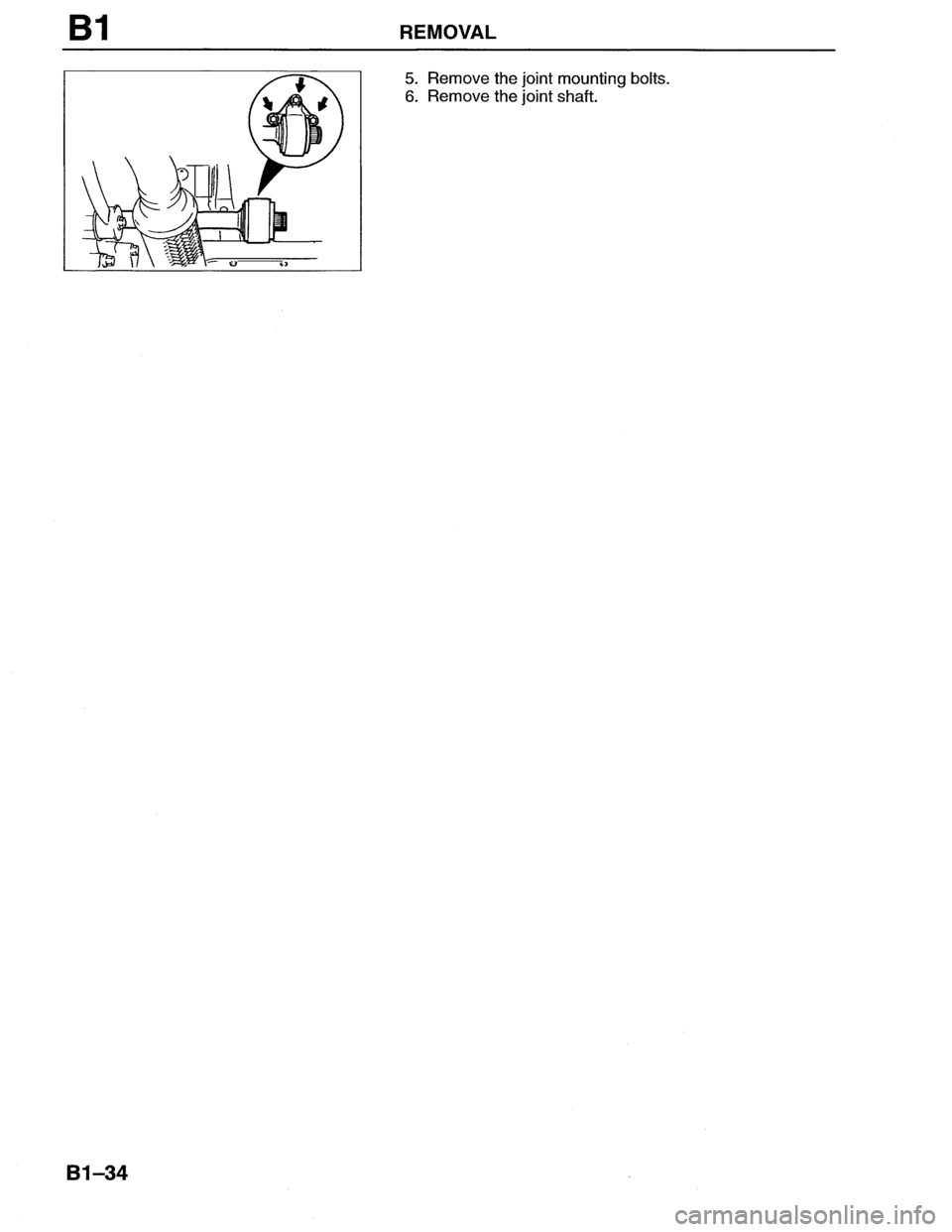 MAZDA MX-6 1996  Workshop Manual 