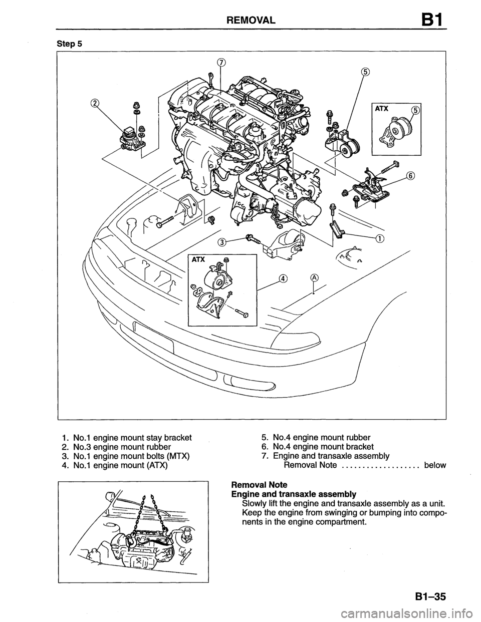 MAZDA MX-6 1996  Workshop Manual 