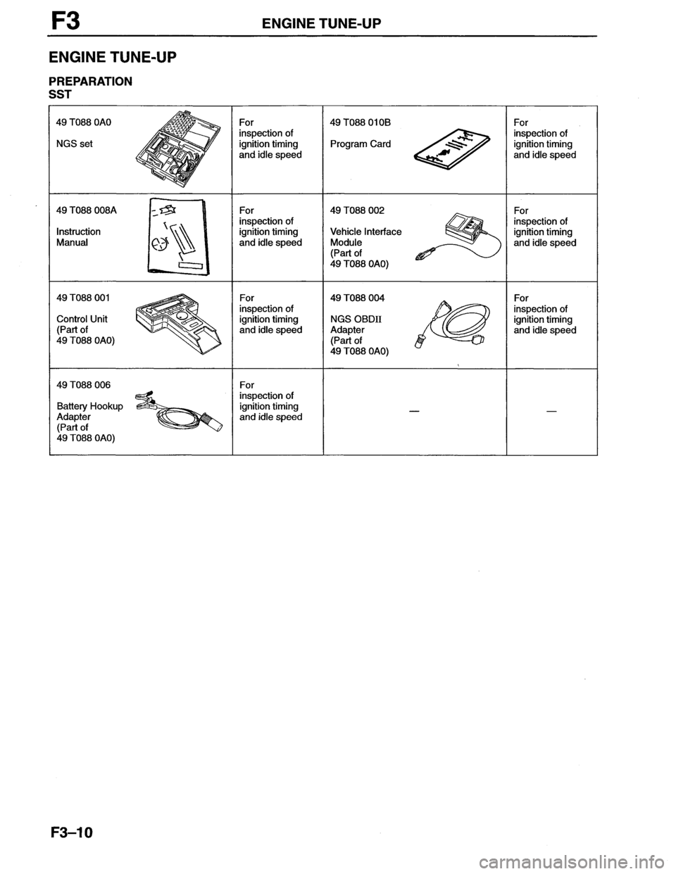 MAZDA MX-6 1996  Workshop Manual 
