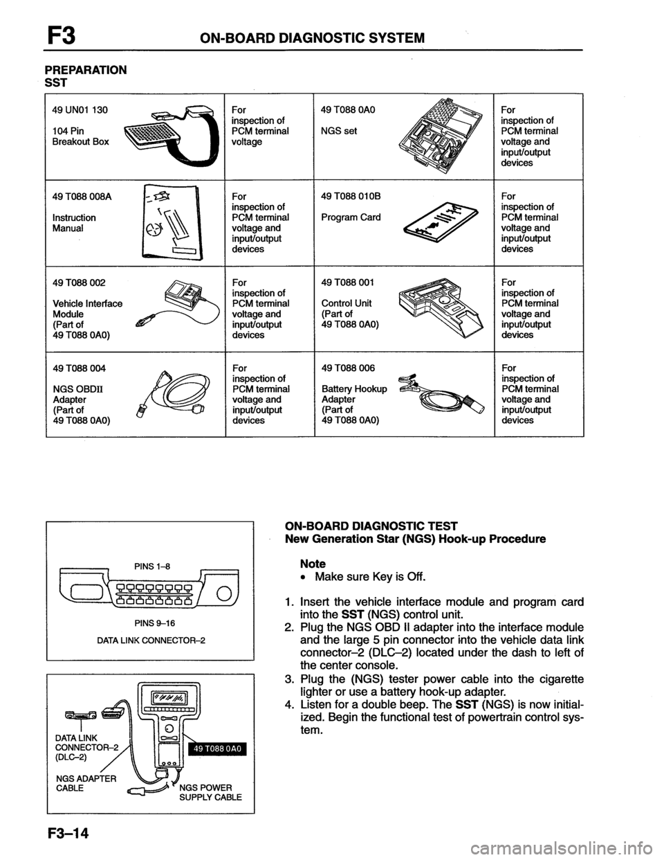 MAZDA MX-6 1996  Workshop Manual 