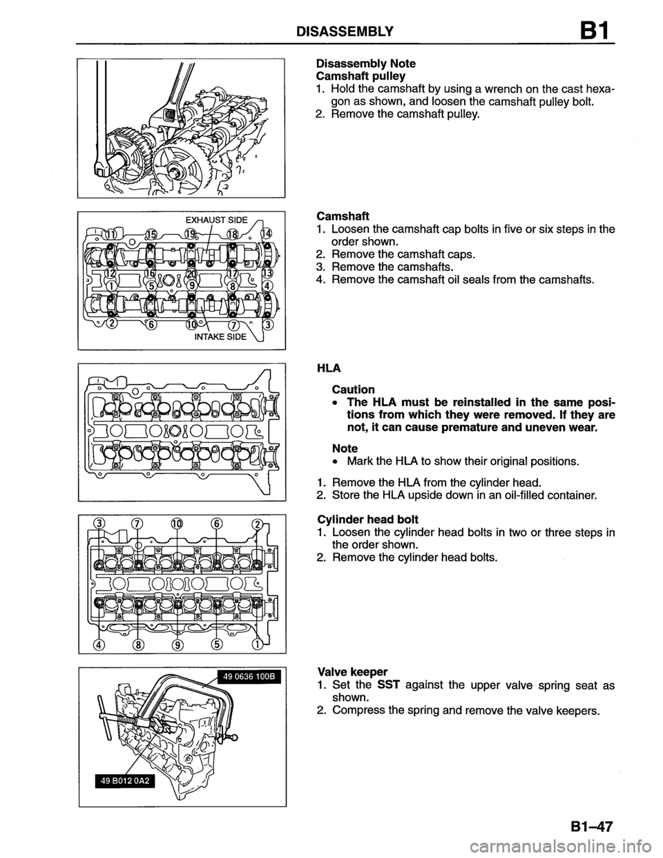 MAZDA MX-6 1996  Workshop Manual 