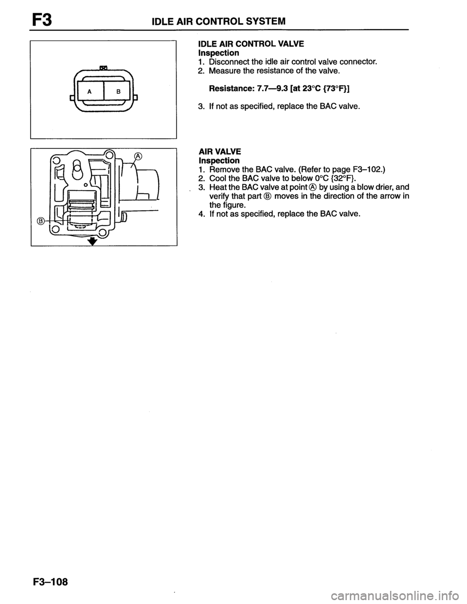 MAZDA MX-6 1996  Workshop Manual 