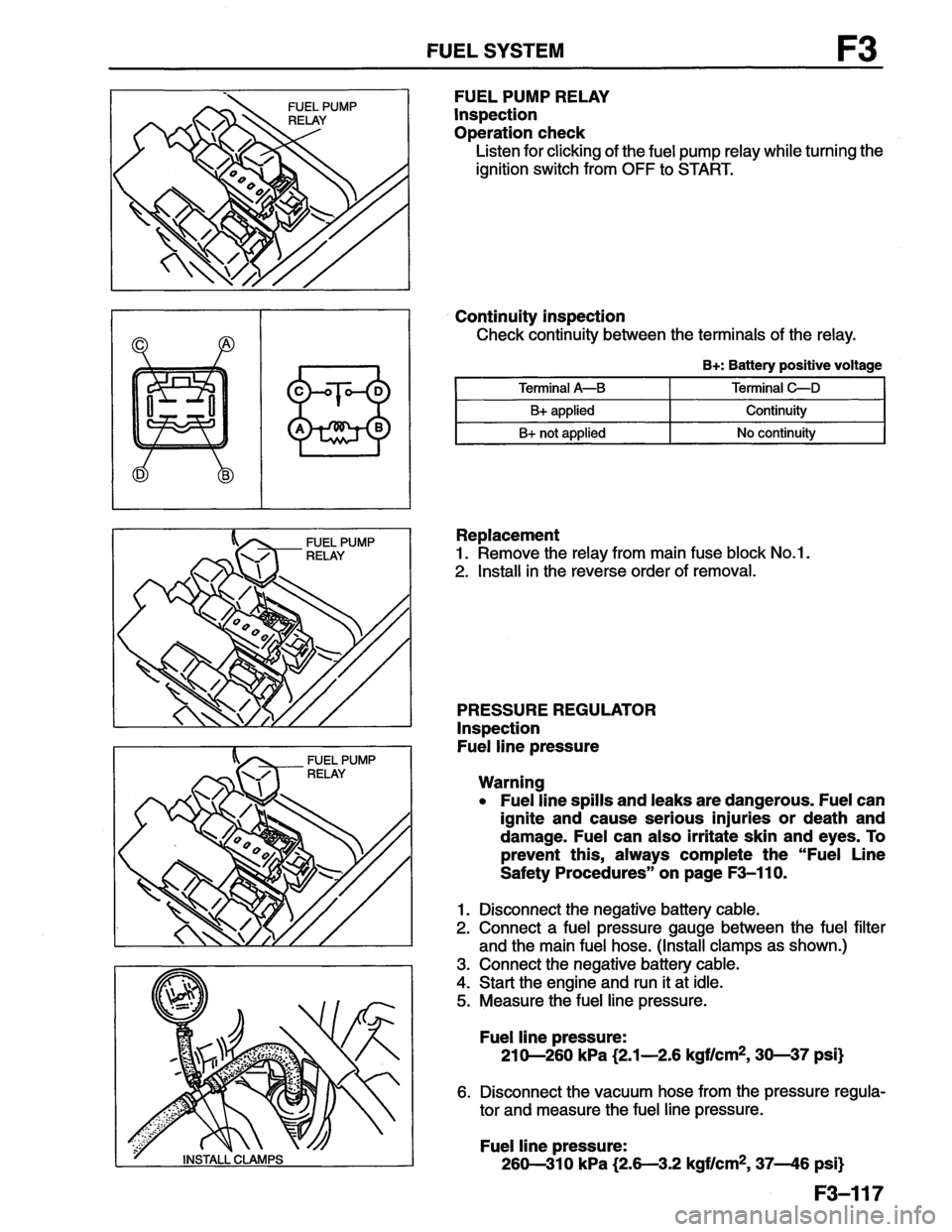 MAZDA MX-6 1996  Workshop Manual 