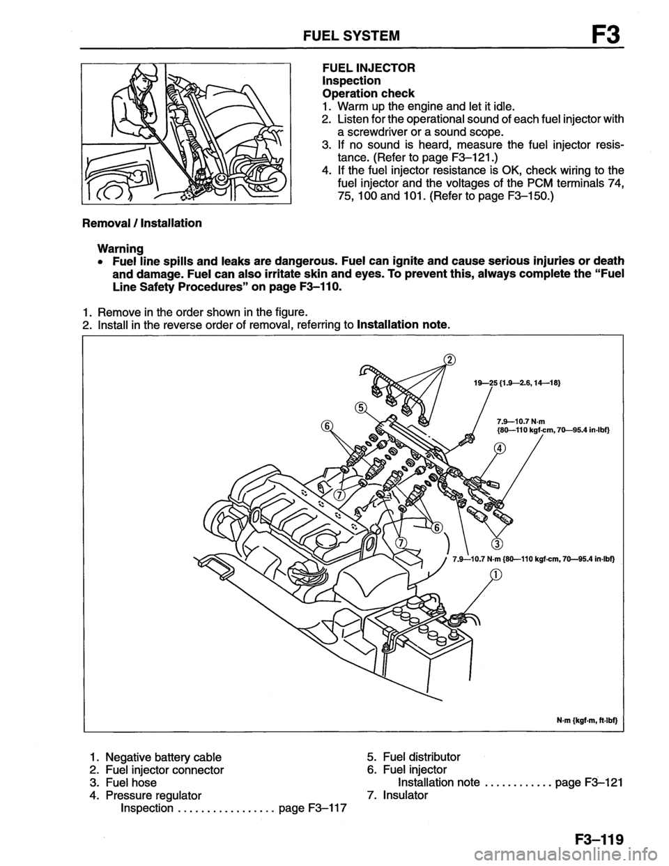 MAZDA MX-6 1996  Workshop Manual 
