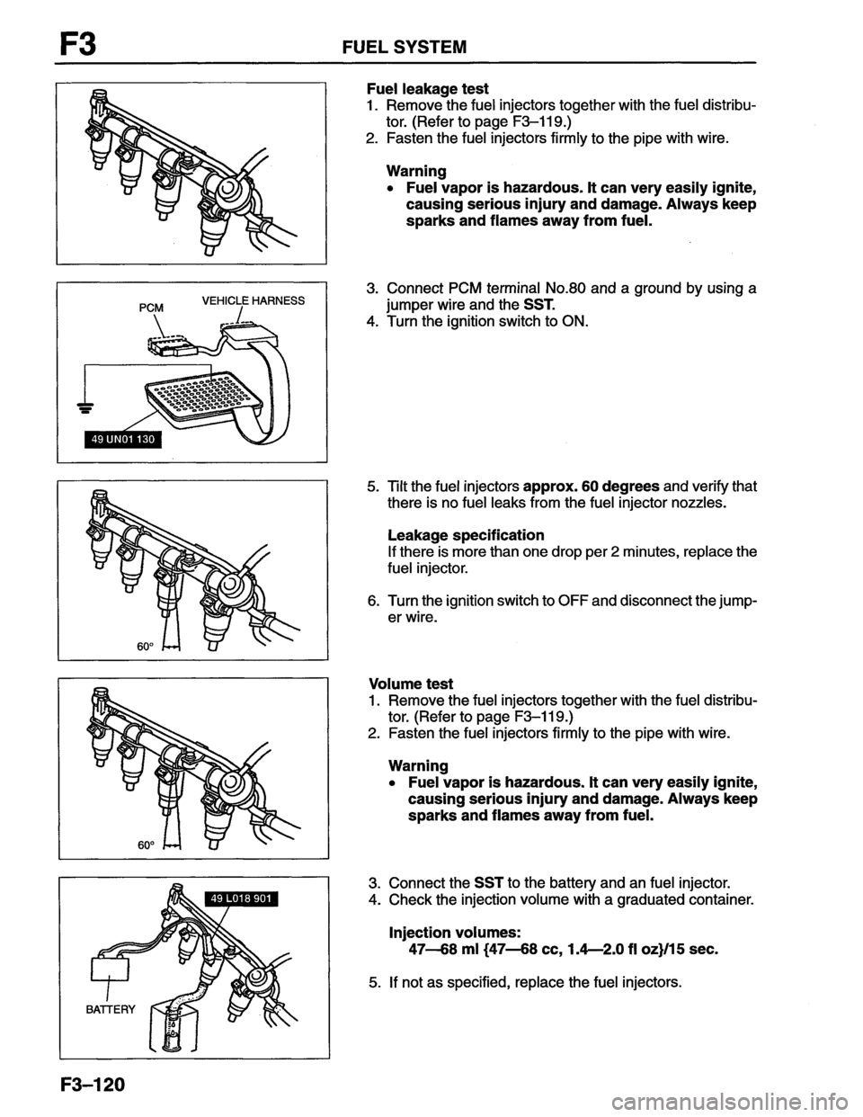 MAZDA MX-6 1996  Workshop Manual 