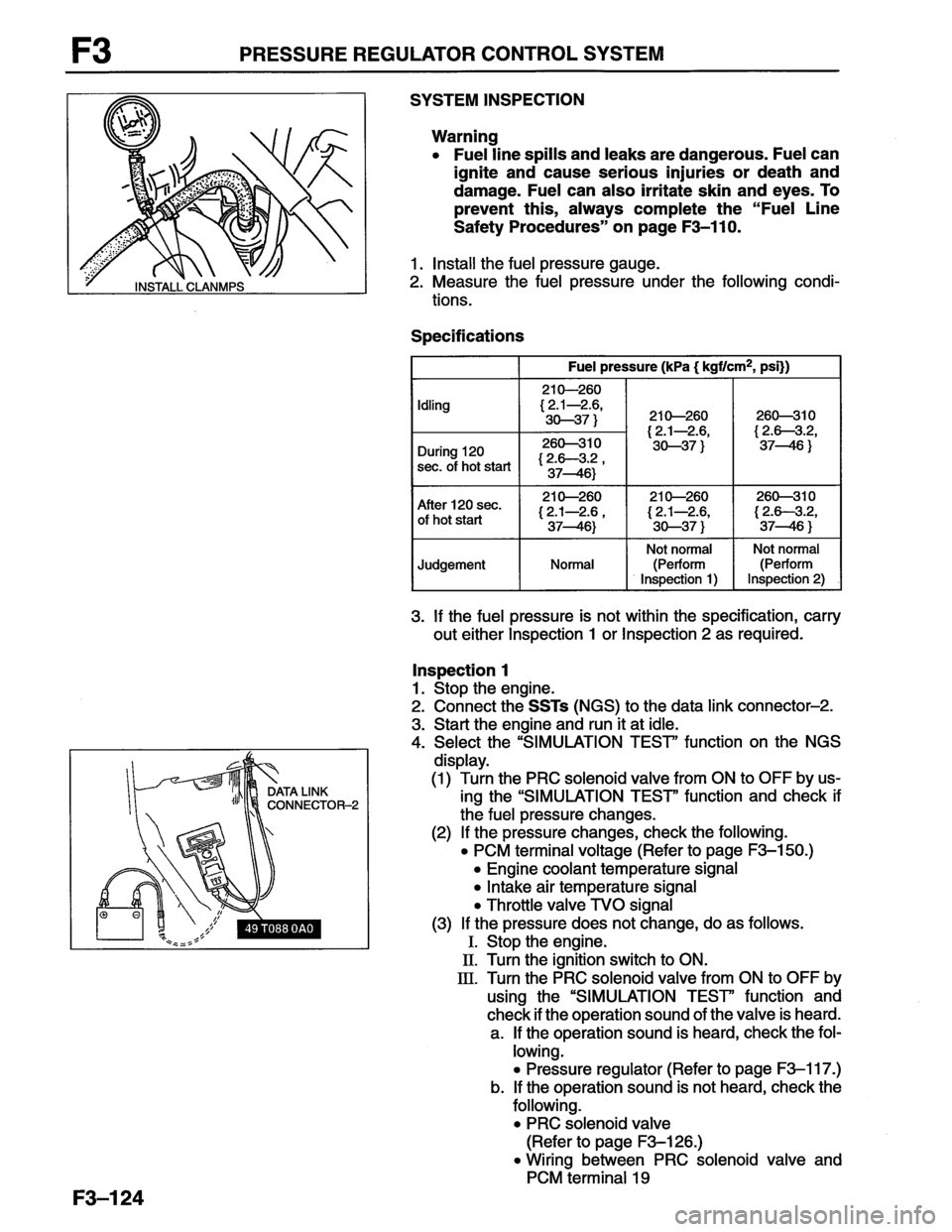 MAZDA MX-6 1996  Workshop Manual 
