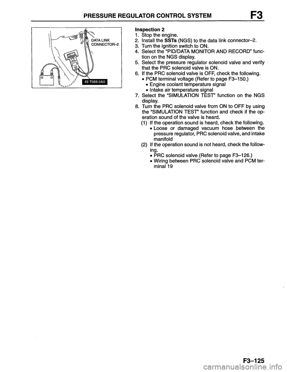 MAZDA MX-6 1996  Workshop Manual 