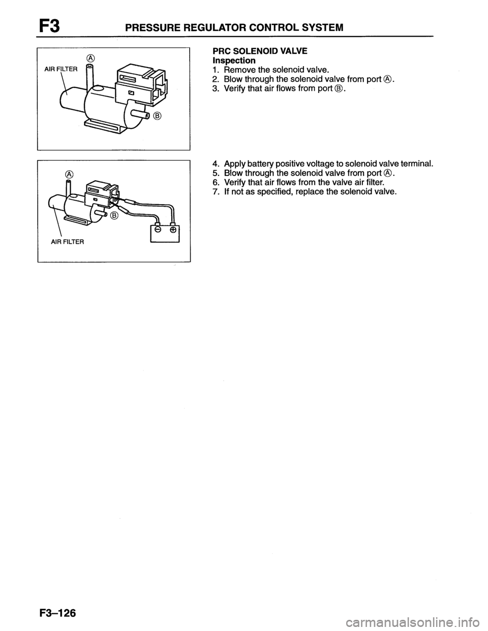 MAZDA MX-6 1996  Workshop Manual 