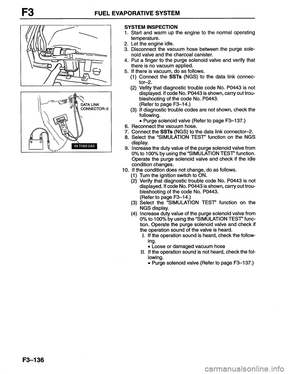 MAZDA MX-6 1996  Workshop Manual 