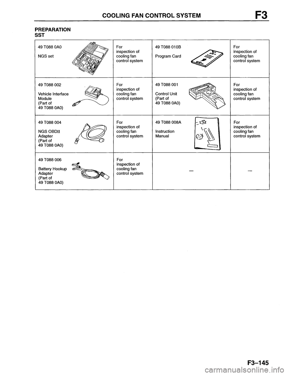 MAZDA MX-6 1996  Workshop Manual 