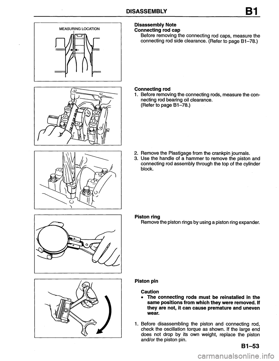 MAZDA MX-6 1996  Workshop Manual 