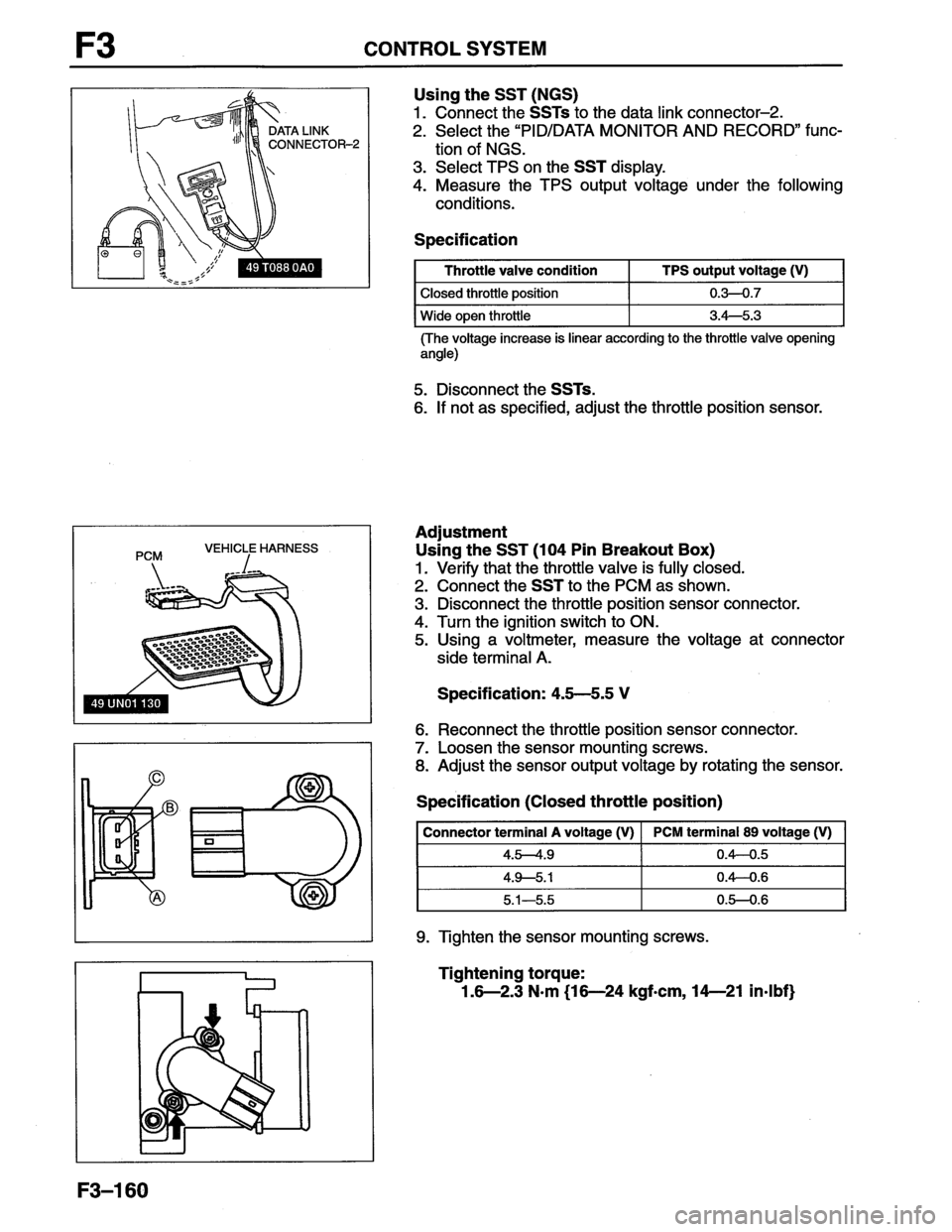 MAZDA MX-6 1996  Workshop Manual 