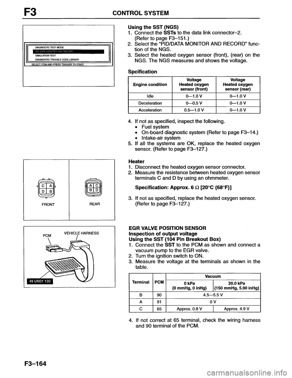 MAZDA MX-6 1996  Workshop Manual 
