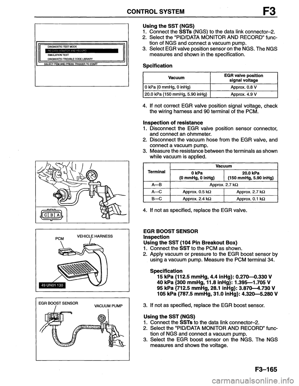 MAZDA MX-6 1996  Workshop Manual 