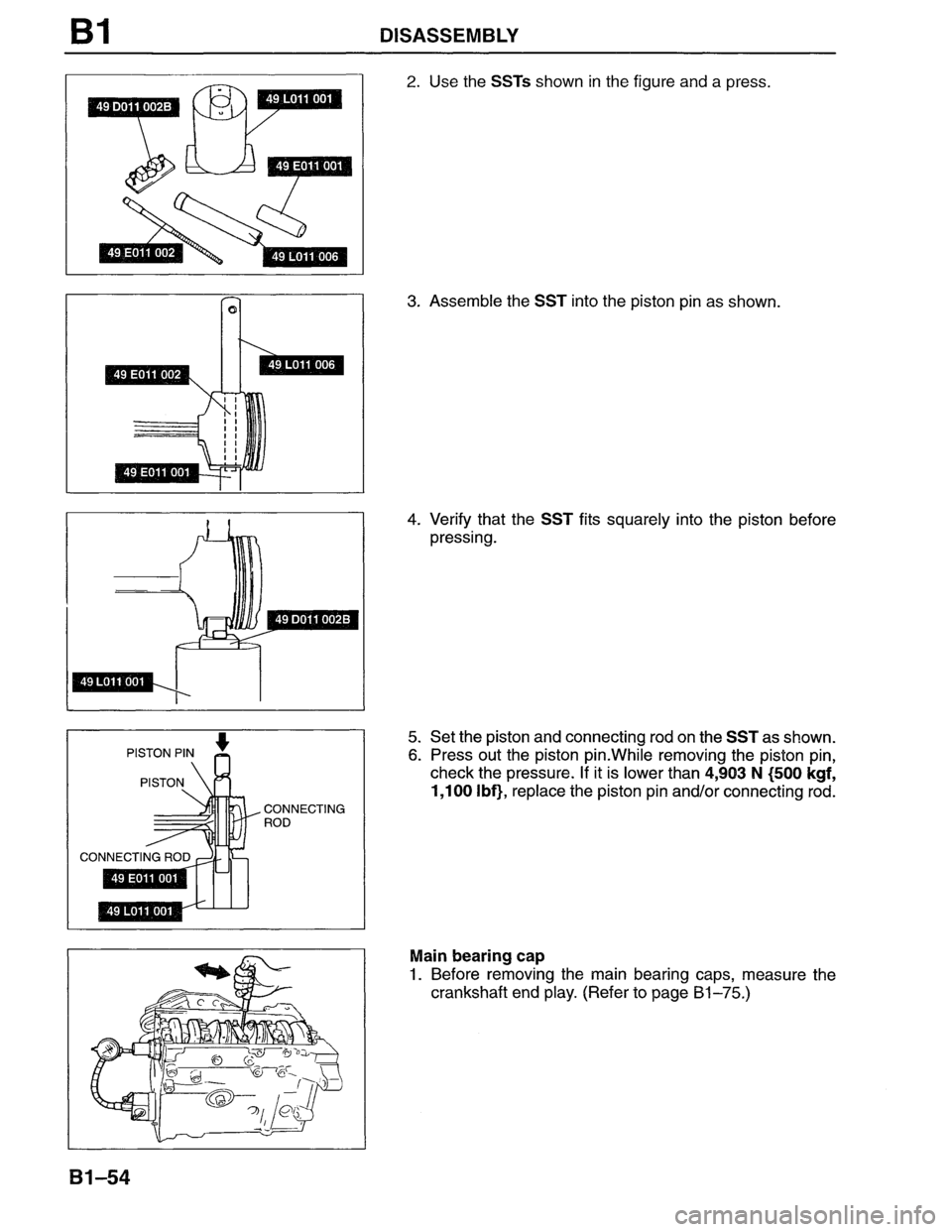 MAZDA MX-6 1996  Workshop Manual 