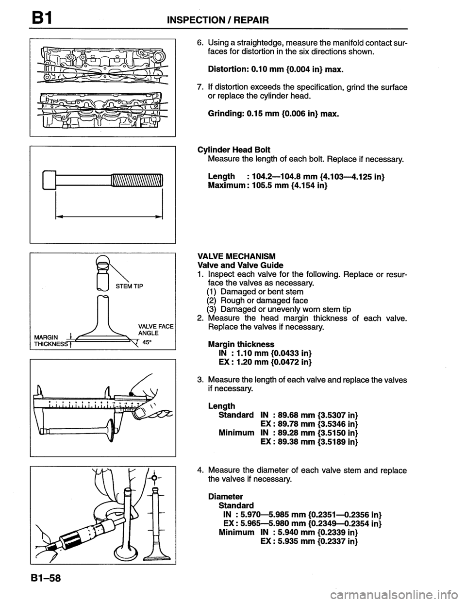 MAZDA MX-6 1996  Workshop Manual 