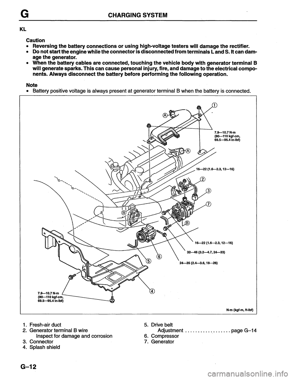 MAZDA MX-6 1996  Workshop Manual 
