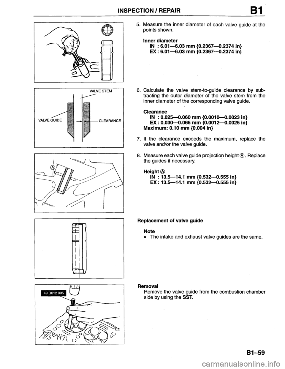 MAZDA MX-6 1996  Workshop Manual 