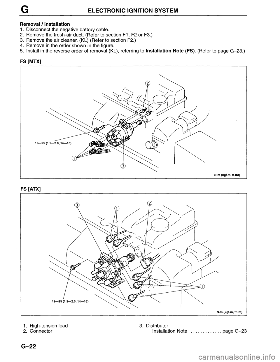 MAZDA MX-6 1996  Workshop Manual 