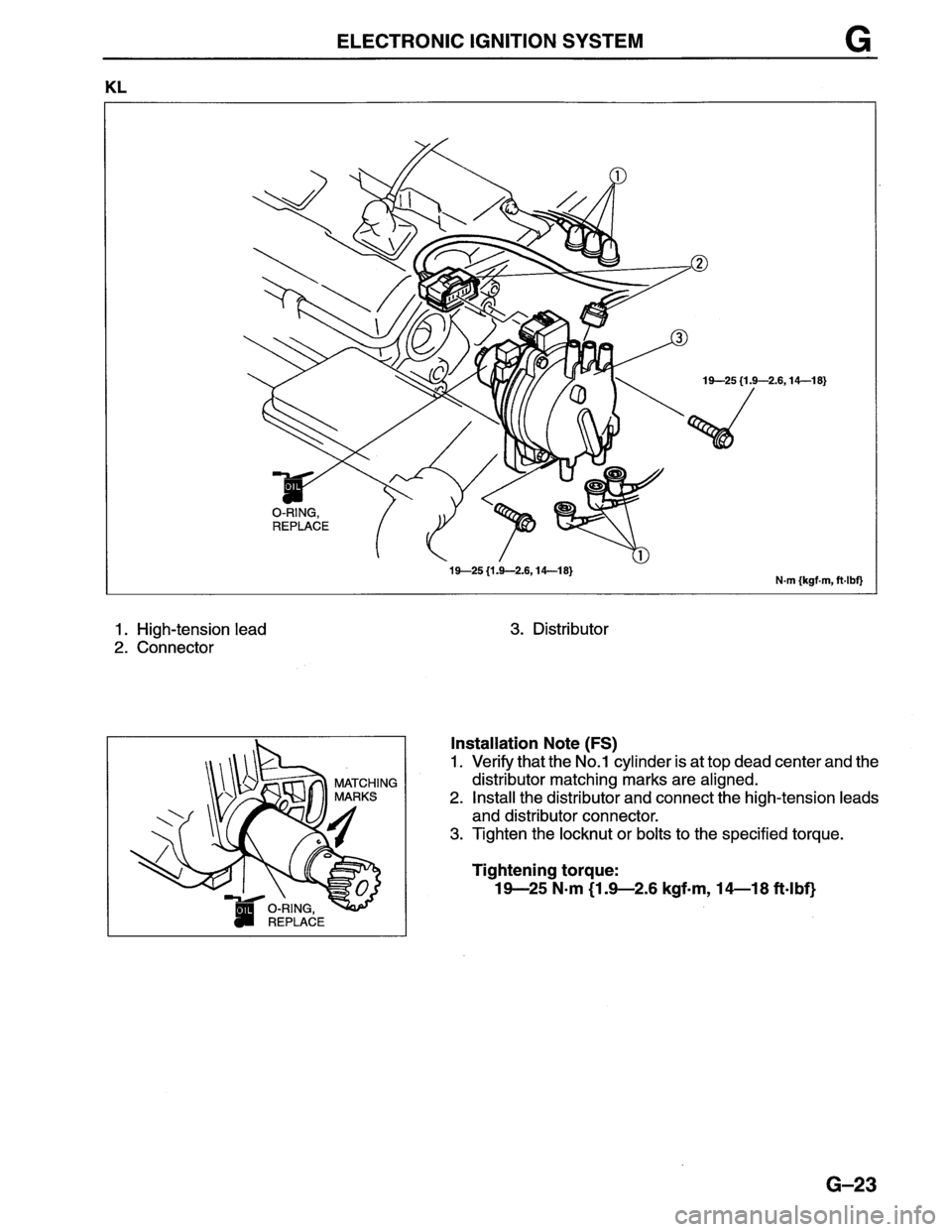 MAZDA MX-6 1996  Workshop Manual 