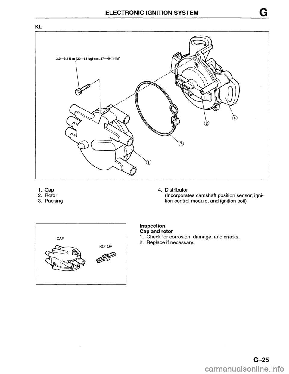 MAZDA MX-6 1996  Workshop Manual 