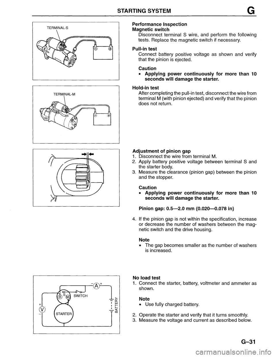 MAZDA MX-6 1996  Workshop Manual 