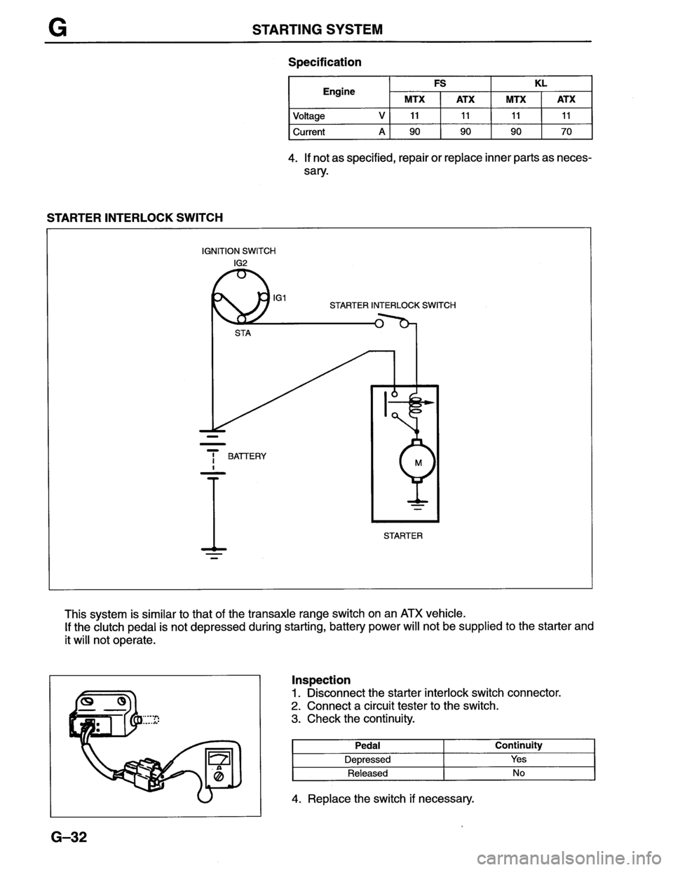 MAZDA MX-6 1996  Workshop Manual 