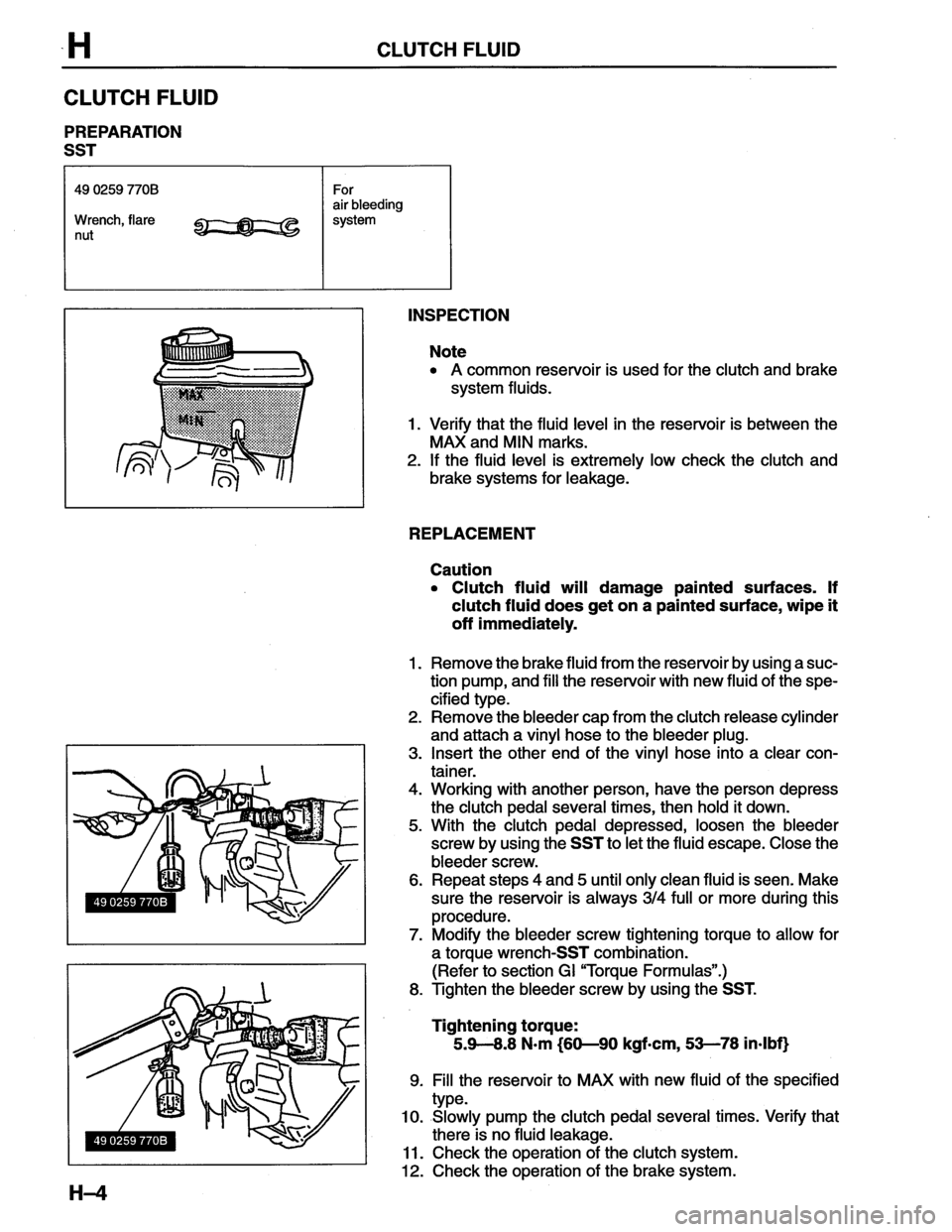 MAZDA MX-6 1996  Workshop Manual 