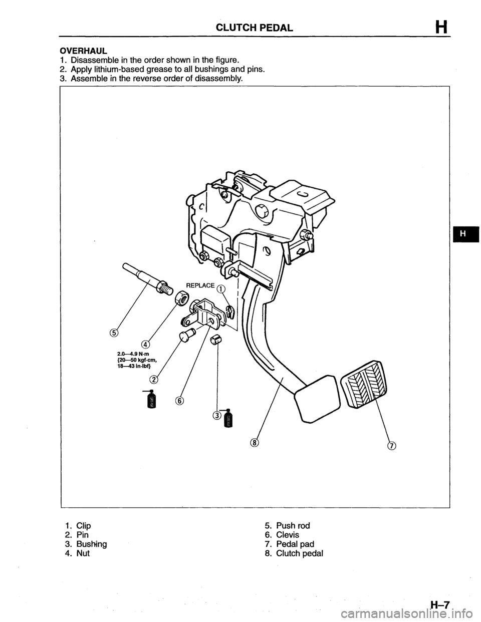 MAZDA MX-6 1996  Workshop Manual 