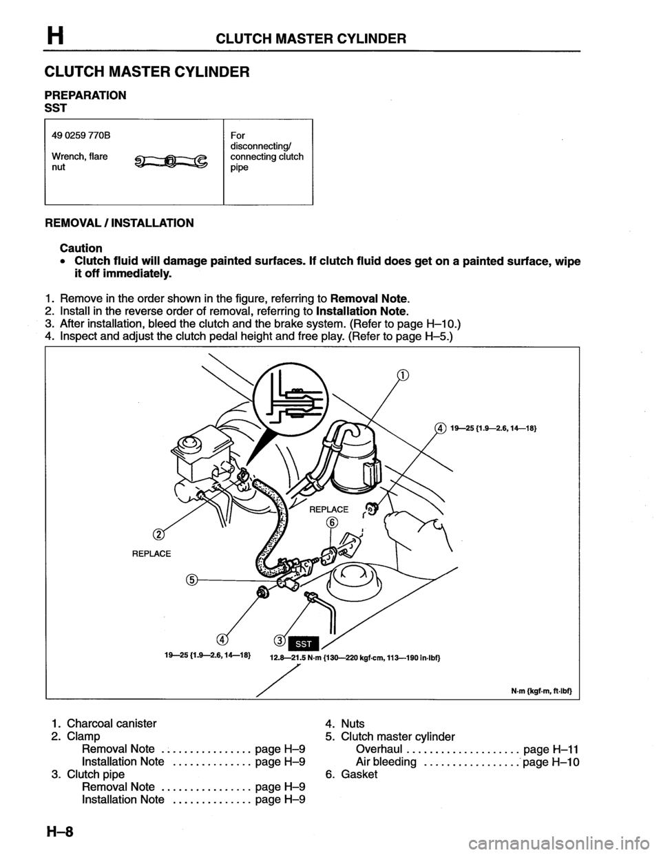 MAZDA MX-6 1996  Workshop Manual 