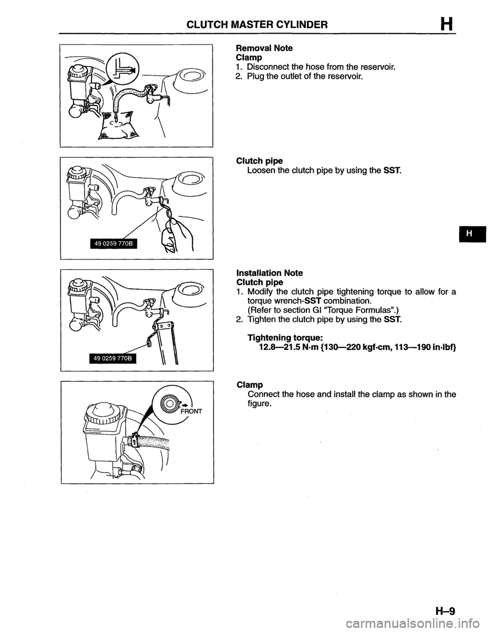 MAZDA MX-6 1996  Workshop Manual 