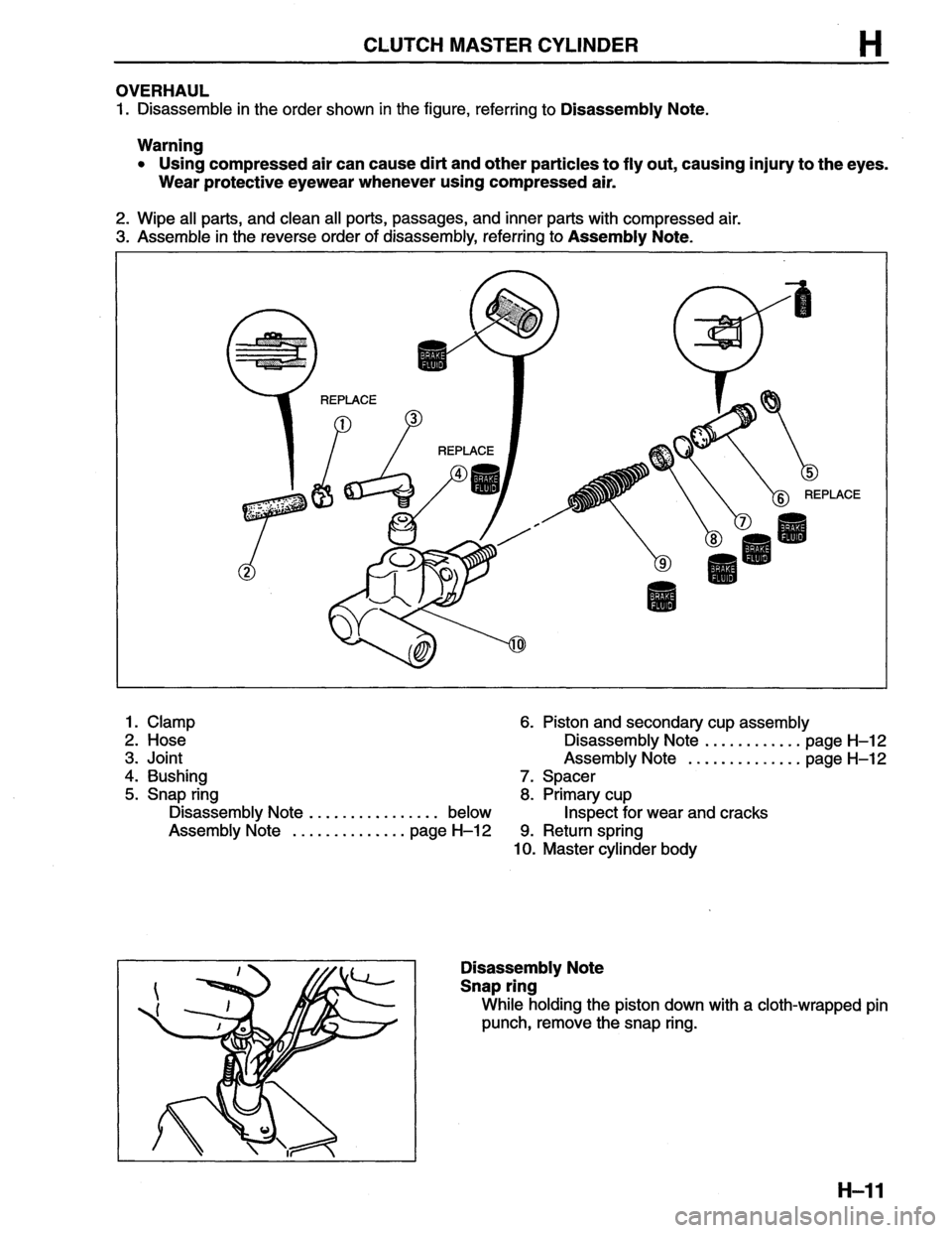 MAZDA MX-6 1996  Workshop Manual 